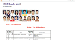 Desktop Screenshot of gsebresults.blogspot.com