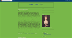 Desktop Screenshot of joanaserrado.blogspot.com