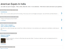 Tablet Screenshot of americanexpatsinindia.blogspot.com