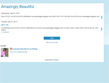 Tablet Screenshot of amazinglybe-au-tiful.blogspot.com
