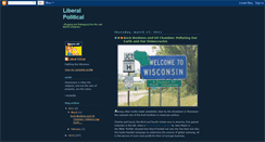 Desktop Screenshot of liberalpolitical.blogspot.com
