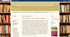 Desktop Screenshot of aldespertarintranquilo.blogspot.com