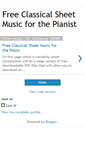 Mobile Screenshot of freeclassicalsheetmusic.blogspot.com