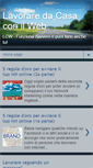 Mobile Screenshot of lavoraredacasaconilweb.blogspot.com
