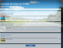 Tablet Screenshot of lavoraredacasaconilweb.blogspot.com