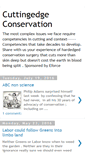 Mobile Screenshot of cuttingedgeconservation.blogspot.com