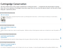 Tablet Screenshot of cuttingedgeconservation.blogspot.com