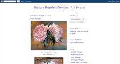 Desktop Screenshot of bbnewtonartjournal.blogspot.com