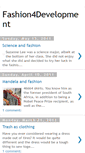 Mobile Screenshot of fashionfordevelopment.blogspot.com