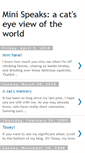Mobile Screenshot of minispeaks.blogspot.com