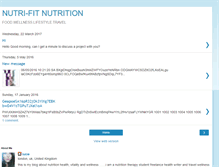 Tablet Screenshot of lucie-nutri-fit.blogspot.com