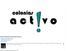 Tablet Screenshot of coloniasactivo.blogspot.com