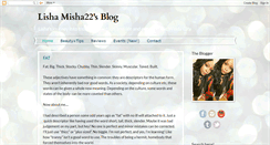 Desktop Screenshot of lishamisha22.blogspot.com