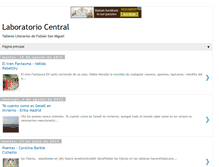 Tablet Screenshot of laboratoriocentral.blogspot.com