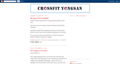 Desktop Screenshot of crossfityongsan.blogspot.com