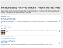 Tablet Screenshot of bush-treason.blogspot.com