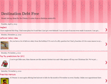 Tablet Screenshot of destinationdebtfree.blogspot.com