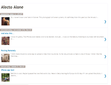Tablet Screenshot of alectoalone.blogspot.com