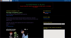 Desktop Screenshot of clydefrogsblog.blogspot.com