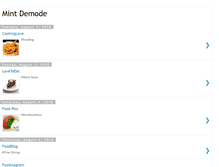Tablet Screenshot of mintdemode.blogspot.com
