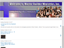 Tablet Screenshot of mbministries.blogspot.com