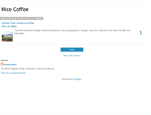 Tablet Screenshot of nicecoffee101.blogspot.com