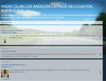 Tablet Screenshot of angeleslatinospuebla.blogspot.com