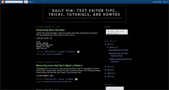 Desktop Screenshot of dailyvim.blogspot.com