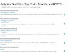 Tablet Screenshot of dailyvim.blogspot.com