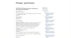 Desktop Screenshot of chicago-goodhouses.blogspot.com