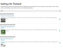 Tablet Screenshot of golfinglifethailand.blogspot.com