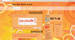 Desktop Screenshot of miomiopraia.blogspot.com