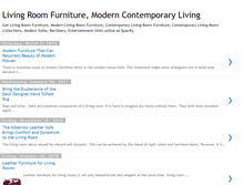 Tablet Screenshot of modernlivingfurniture.blogspot.com