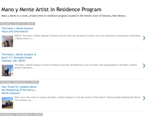 Tablet Screenshot of manoymenteartistsresidence.blogspot.com