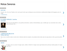 Tablet Screenshot of notassonoras.blogspot.com