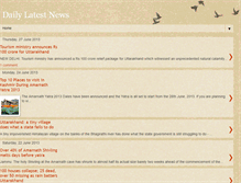 Tablet Screenshot of dailylatestnews12.blogspot.com