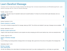 Tablet Screenshot of barefoot-massage.blogspot.com