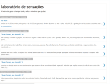 Tablet Screenshot of labsensacao.blogspot.com