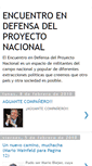 Mobile Screenshot of encuentroendefensadelproyectonacional.blogspot.com