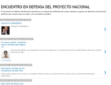 Tablet Screenshot of encuentroendefensadelproyectonacional.blogspot.com