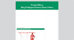 Desktop Screenshot of franck-ribery-blog.blogspot.com