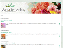 Tablet Screenshot of floriculturasantaterezinha.blogspot.com