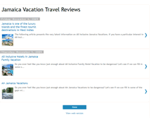 Tablet Screenshot of jamaicavacationtravelreviews.blogspot.com