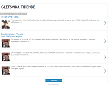 Tablet Screenshot of glefsvikatidende-glefsvik.blogspot.com