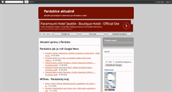 Desktop Screenshot of pardubicky.blogspot.com