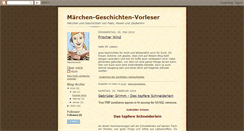 Desktop Screenshot of maerchen-geschichten-vorleser.blogspot.com
