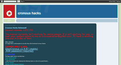 Desktop Screenshot of cronoushacks.blogspot.com