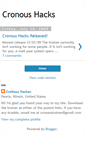 Mobile Screenshot of cronoushacks.blogspot.com