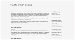 Desktop Screenshot of ma-ud-design.blogspot.com