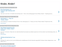 Tablet Screenshot of kinderkinder.blogspot.com